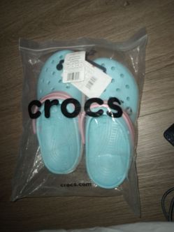 BRAND NEW GIRLS CROCS $15