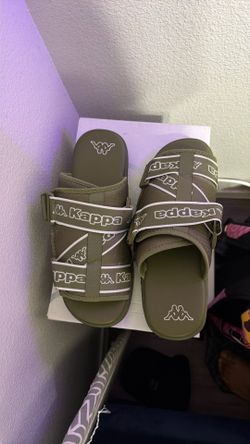 Kappa Slides (Olive Green)