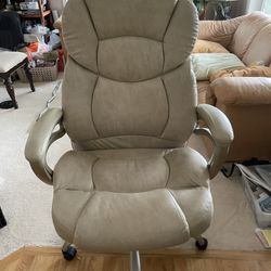 Beige Office Chair Extra Large