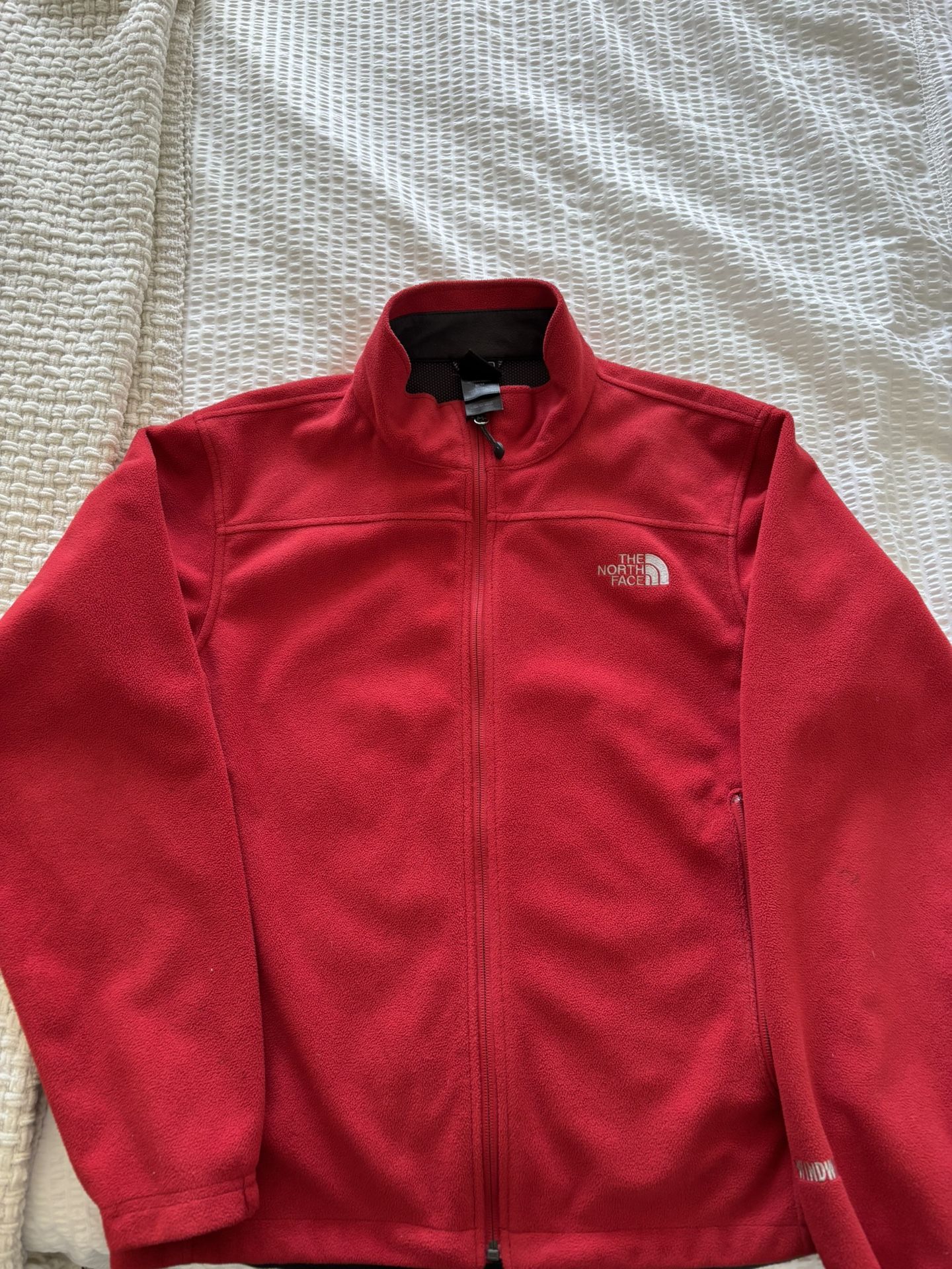 Red North Face Fleece