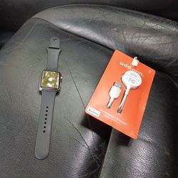 Apple watch and charger