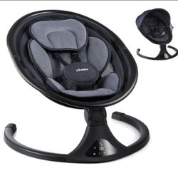 Electric Infant- Baby Rocker-Swing, Bluetooth, Remote (Black)LAREX