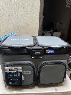 Titan PRO by Arctic Zone 48 Can Triple Zipperless Cooler