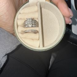 14 K Two band wedding ring