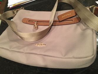 Authentic coach canvas crossbody bag