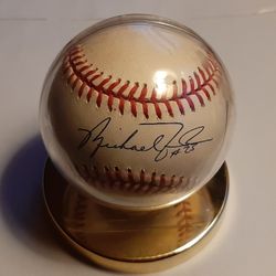 Michael Jordan Autographed Baseball w/coa