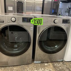 ‼️LG FRONTLOADER STAINLESS STEEL LOOK ‼️