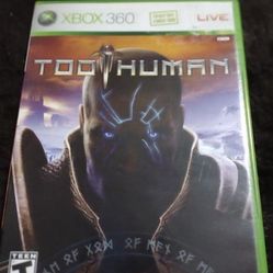 Too Human Xbox 360 Game 