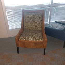 Leopard Pattern Chair. 