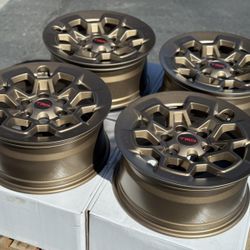17" Wheels Rims TRD PRO Toyota 4Runner Tacoma Tundra Sequoia Chevrolet Silverado GMC Sierra GX Tires