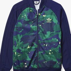 NWT adidas Originals Boys' Big Pack Camo Print Superstar Top