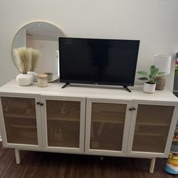 TV Stand 63” 4 Door Media TV Stand 