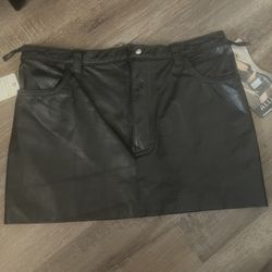 ALLURE leather Skirt ( With Tags, Like New)