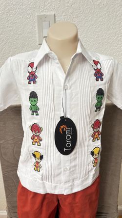 Guayaberas de lino niño y caballero