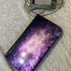 Nintendo New 3DS XL Galaxy Edition with charger and scribblenauts