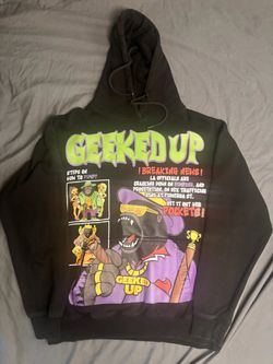 Geeked Up Graphic Pullover Hoodie