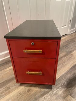 Vintage Metal Filing Cabinet