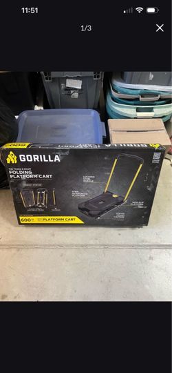 Gorilla 600 lb. Capacity Folding Platform Cart