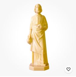 Vtg PLASTIC SAINT JOSEPH STATUE 5.5" TALL unmarked