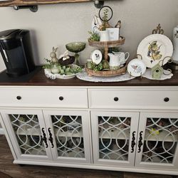 Joaxswe farmhouse buffet cabinet