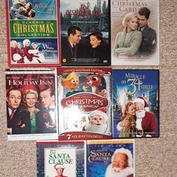 Family Christmas Dvds - lot of 9+