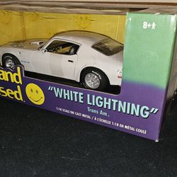 Ertl Dazed & Confused 1973 Pontiac Trans AM White Lightning 1:18 Diecast Movie 