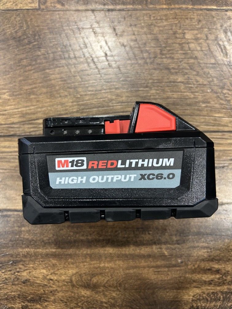 Milwaukee 48-11-1865 (tel:48-11-1865) M18 REDLITHIUM HIGH OUTPUT XC 6 Ah Lithium-Ion Battery