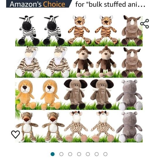 Safari Stuffed Animals