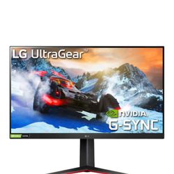 LG 32" UltraGear QHD 2560 x 1440 165Hz HDR10 Gaming Monitor. Model # 32GN63T-B