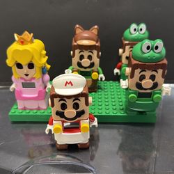 Lego Mario, Peach and Luigi Figures $35 each