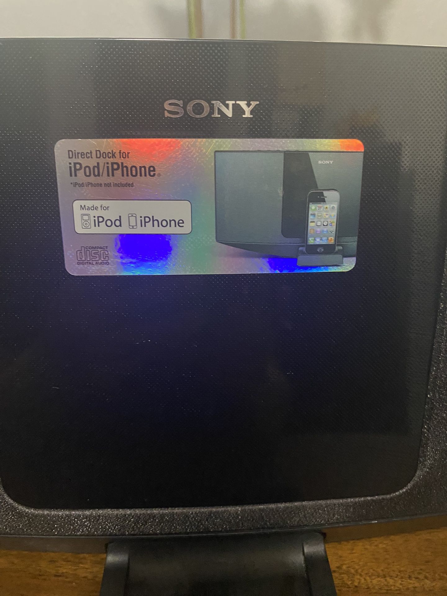 Sony IPod/iphone Direct Dock +radio