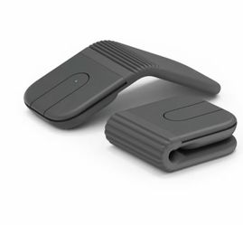 Logitech Mobi Fold, Ultra-Portable Travel Mouse, Small and Light, Touch Scroll, Quiet Clicks