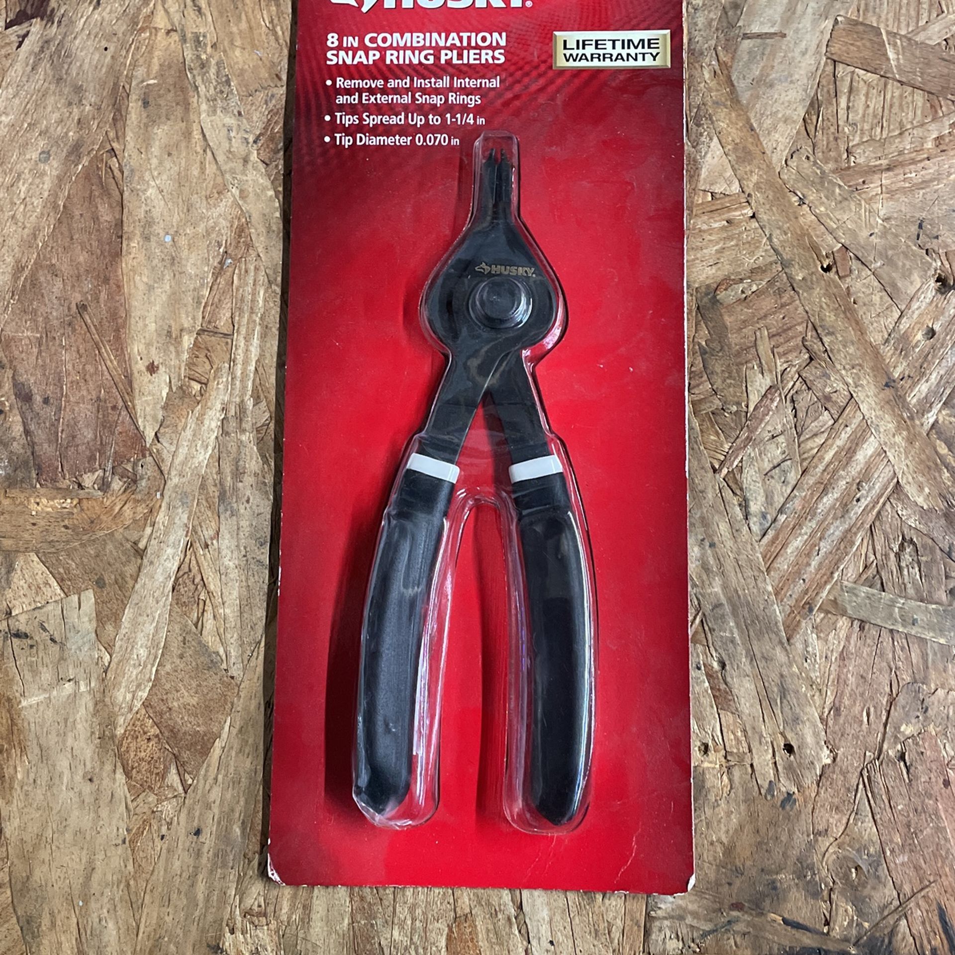 Husky 8 in. Snap Ring Pliers