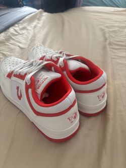True Religion Trey White & Red Shoes