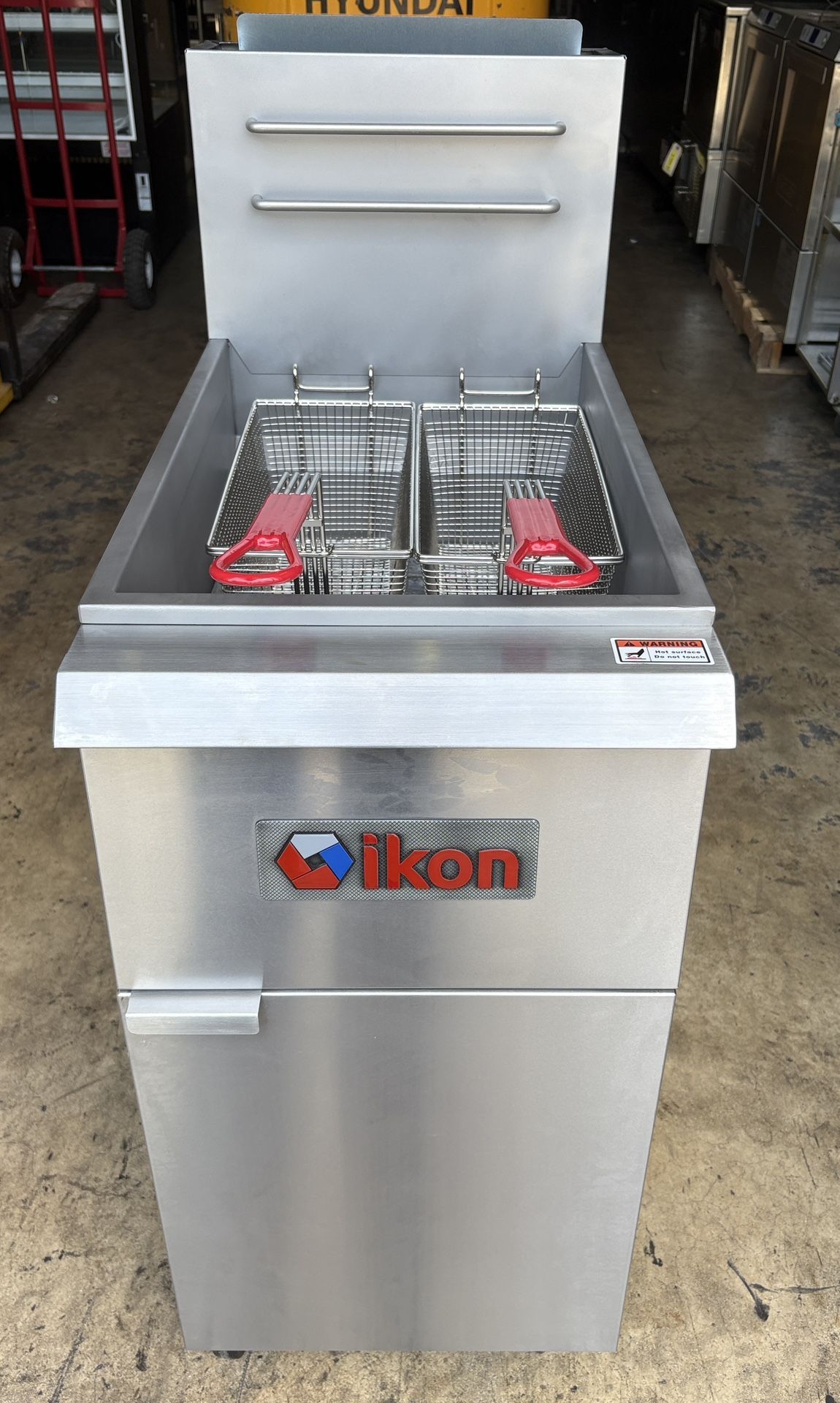 Ikon 40/50 Pound Deep Fryer - Commercial Fryer - Restaurant Equipment