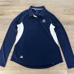 adidas CLIMACOOL Golf Women’s Size S Long Sleeve Polo Shirt CYPRESS POINT CLUB   