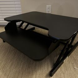 Pyle Adjustable Standing Riser Desk