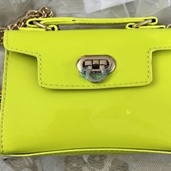 Three Mini Fluorescent Green / Pink /Purple Handbag