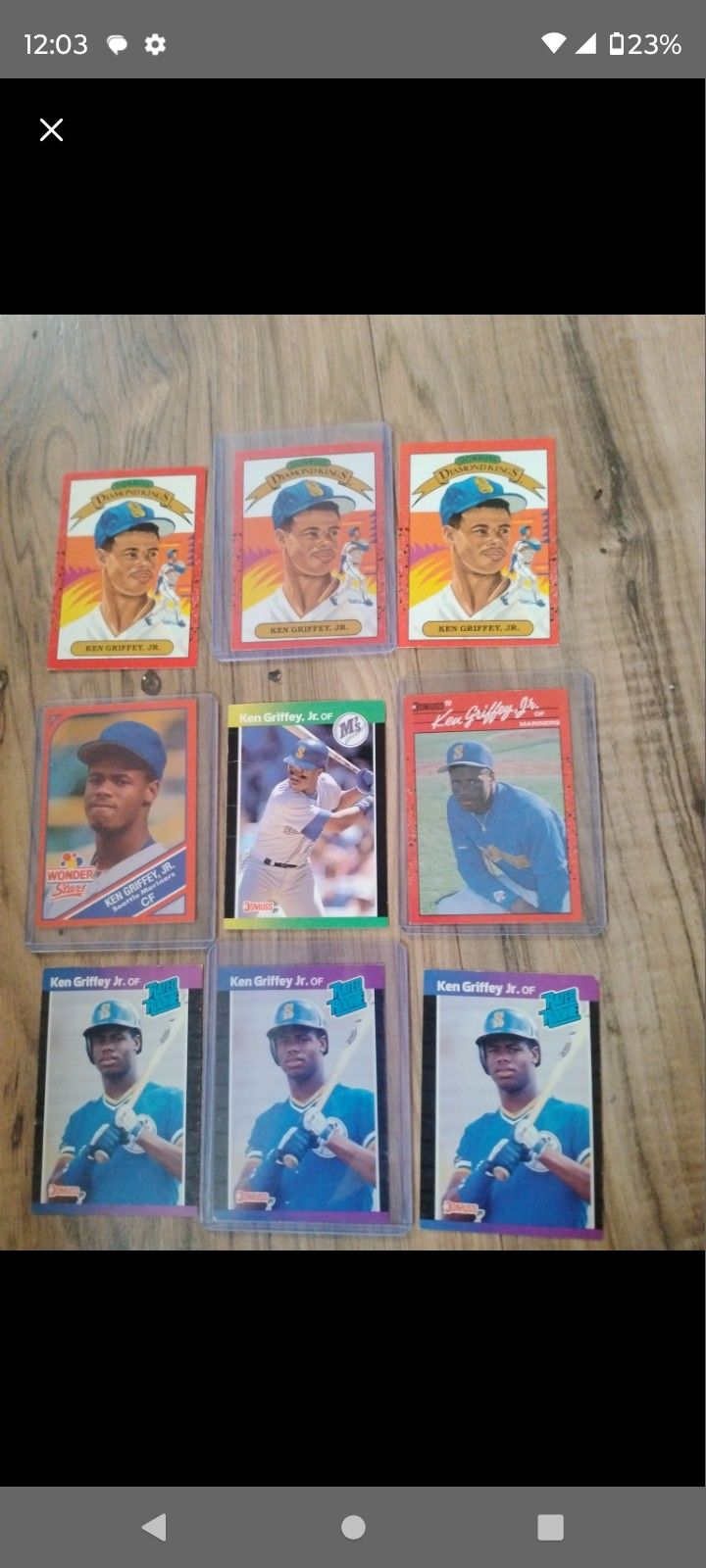 Ken Griffey Jr Error