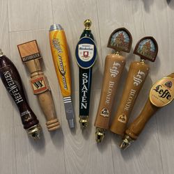 Wheat  Beer Tap  Handles - HefeWeizen, Bud Light Golden Wheat, Spaten, & Leffe