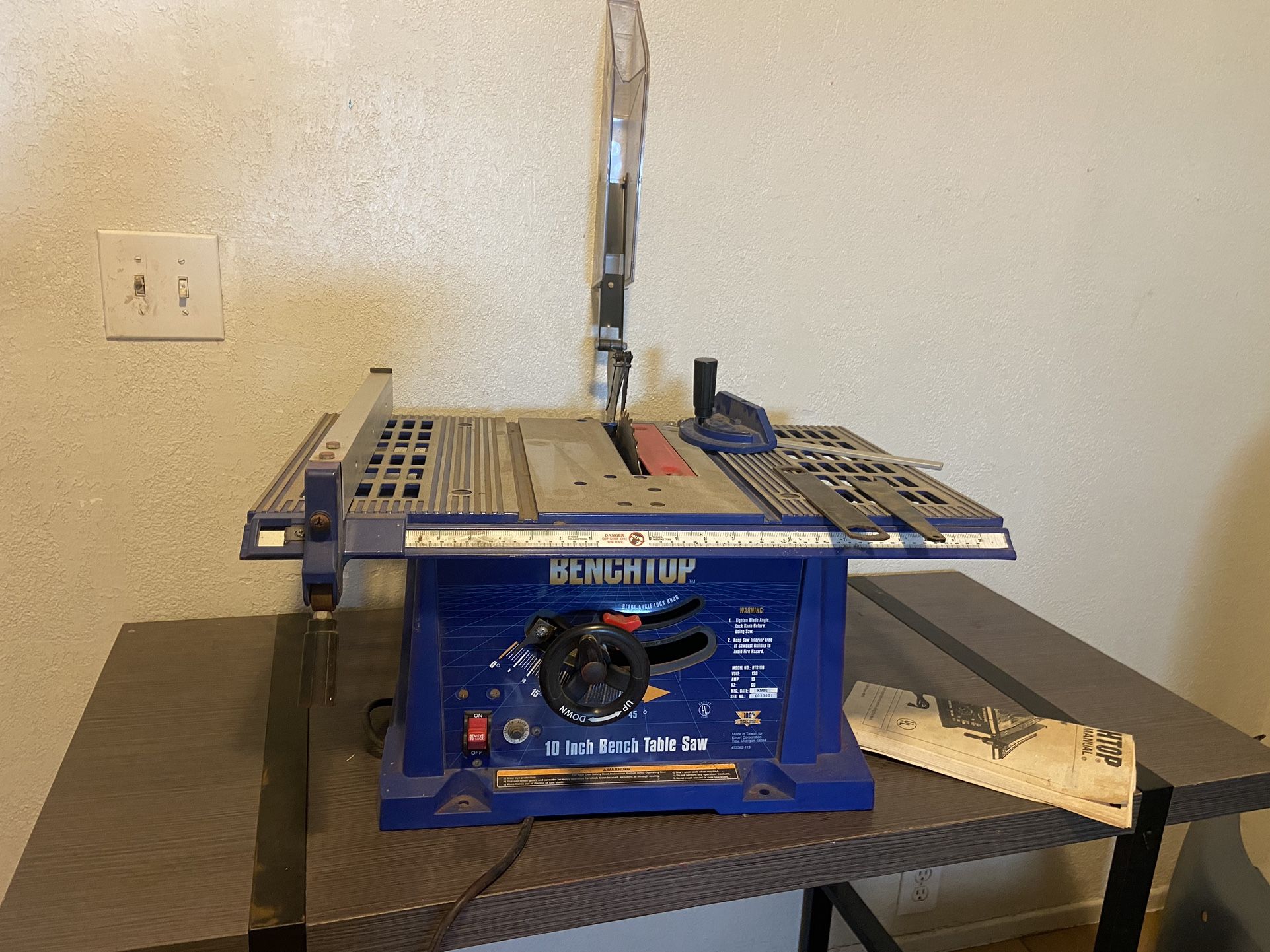 Benchtop 10 Inch Bench Table Saw for Sale in Fontana, CA OfferUp