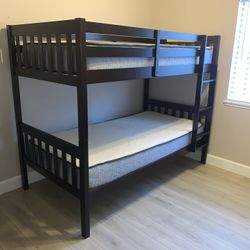 $599 Brand New Twin/twin Bunk Bed With Mattress (read description Below)