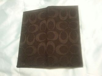 COACH CHECKBOOK/ BLACK