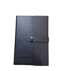 Ellwood Professional Vegan Leather Journal – Noir Black 