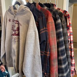 Men’s Flannel Shirts/jackets 