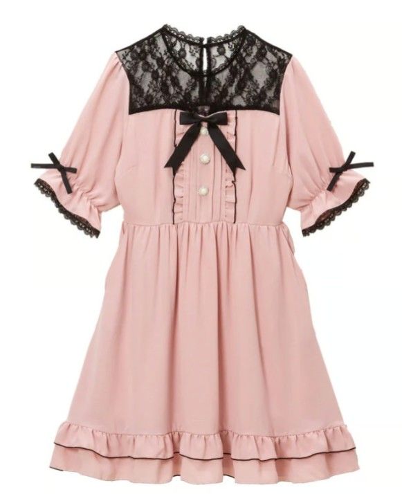 DearMyLove Lace Yoke Bijou One Piece