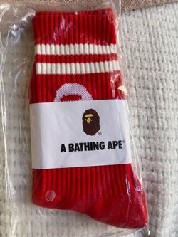 New Red and White Socks