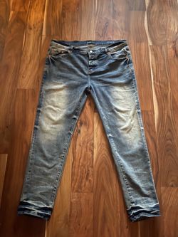 Purple jeans