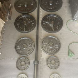 Olympic Weight Plates.      200 Dollars 