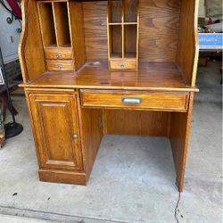 Rolling Door Desk